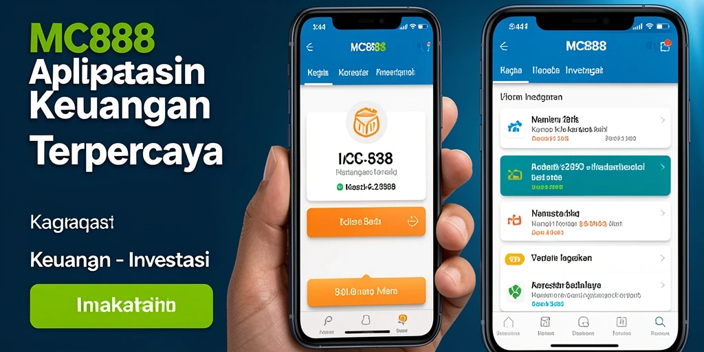 Tampilan antarmuka MC888 yang menarik dan informatif.